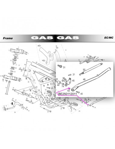 CASQUILLO CABALLETE GAS GAS