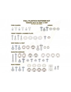 KIT TORNILLERIA BOLT SUJECCION DE PLASTICOS YAMAHA YZ 250F 14-18 YZ 450F 14-17