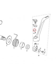 BOLA MUÑEQUILLA PEDAL ARRANQUE GAS GAS 2