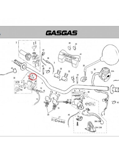 TORNILLO TAPA BOMBA GAS GAS