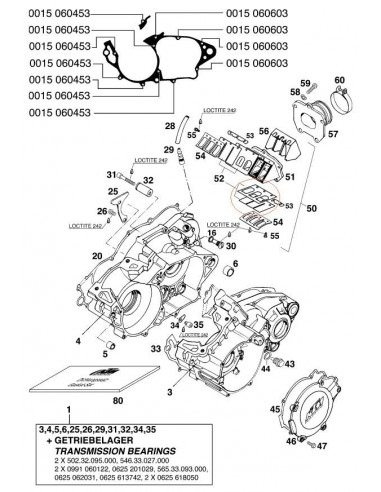 LAMINAS ADMISION KTM 54630052600