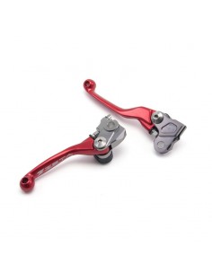 JUEGO MANETAS ZETA FP HONDA CRF 250R/450R 07-20 ROJAS