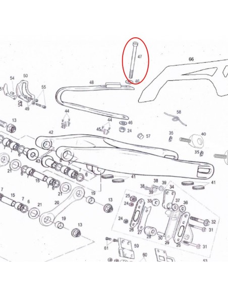 TORNILLO ALLEN 6X100 SUJECCION PATIN DE BASCULANTE GAS GAS