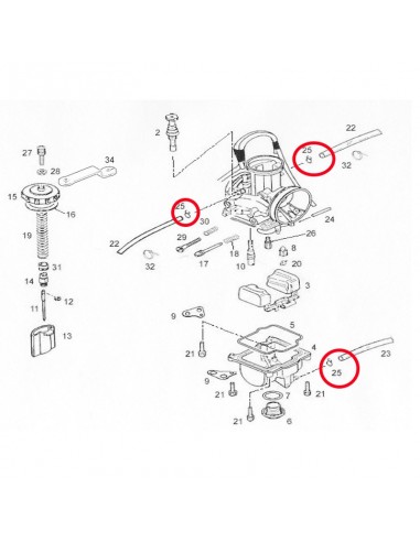 CLIP CARBURADOR GAS GAS