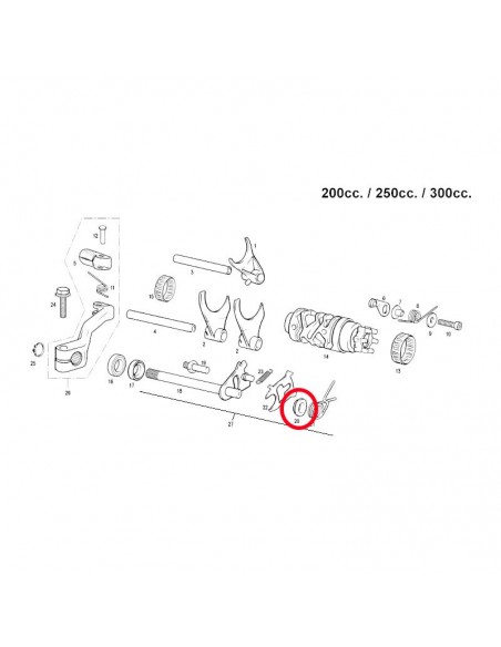 DOLLA CENTRADO PEDAL DE CAMBIO GAS GAS