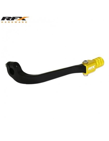 PEDAL CAMBIO RFX SUZUKI RM 125 89-08 NEGRO-AMARILLO