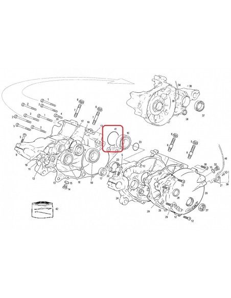 TORICA COJINETE CIGUEÑAL 49X1.5 NBR