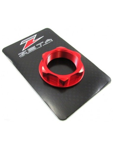 TUERCA DIRECCION ZETA HONDA CR/CRF ROJA