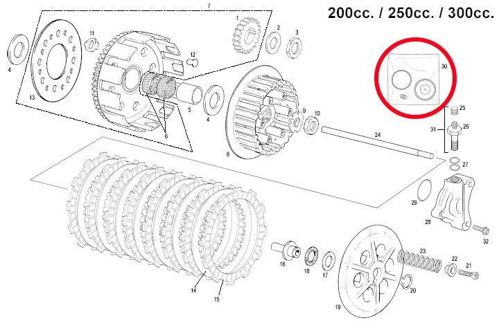 Hmparts Atv / Quad / Bashan/Dirt Bike CG 200 Ccm Testata Ghv Lftgek&uuml;hlt