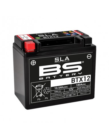 BATERIA BS BATTERY BTX12 SLA - YTX12