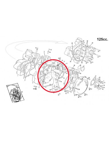 JUNTA TAPA EMBRAGUE GAS GAS EC 125