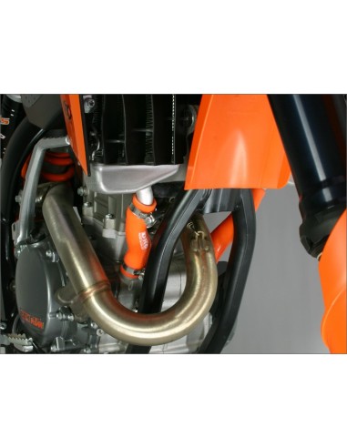 KIT MANGUITOS RADIADOR DRC KTM SX 85 13-17 NARANJAS