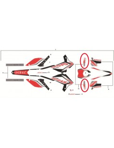 ADHESIVOS PARAMANOS GAS GAS RACING 2015