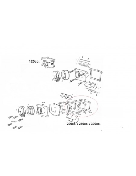 JUNTA CARTER CAJA LAMINAS GAS GAS EC 250/300