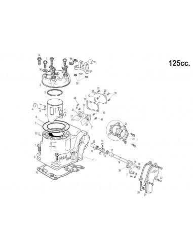JUNTA TOBERA DE ESCAPE CILINDRO GAS GAS 125