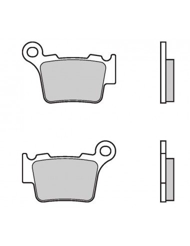 PASTILLAS DE FRENO TRASERAS BREMBO KTM 04- HUSABERG 09- HUSQVARNA 14-16