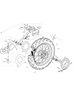 PROTECTOR TORNILLO PINZA FRENO TRASERA GAS GAS 125/200/250/300