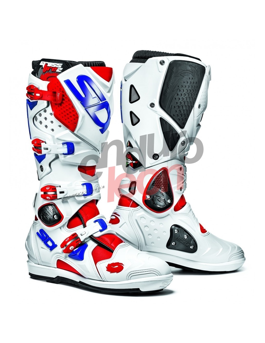 BOTAS SIDI CROSSFIRE 2 SRS BLANCA ROJA AZUL TALLA 41