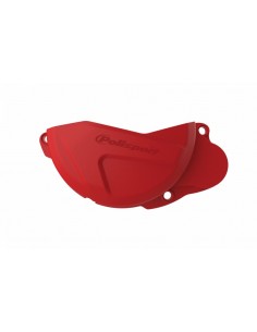PROTECTOR TAPA EMBRAGUE POLISPORT GAS GAS EC 250/300 17-19 ROJA