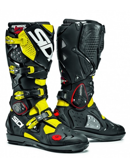 BOTAS SIDI CROSSFIRE 2 SRS NEGRA-AMARILLO FLUOR