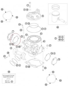 GASKET FOR CONTROL COVER R/S - 54837008000