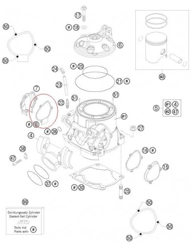 GASKET FOR CONTROL COVER R/S - 54837008000