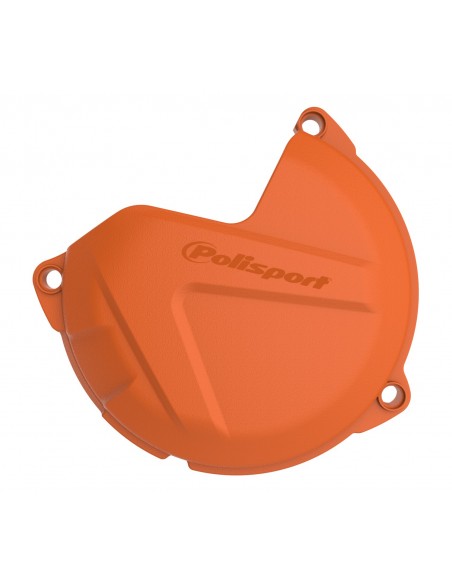 PROTECTOR TAPA EMBRAGUE POLISPORT KTM XC/SX 125/200 09-15 EXC/XCW 125/200 09-16 NARANJA