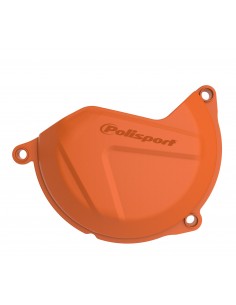 PROTECTOR TAPA EMBRAGUE POLISPORT KTM XCF/SXF 450/500 13-15 EXC/XCW 450/500 12-16 NARANJA