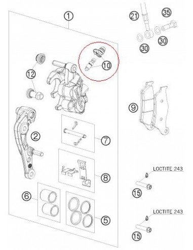 PURGADOR CON TAPON KTM - 61013020100