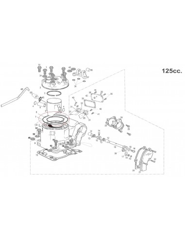 TORICA CULATA EXTERIOR GAS GAS EC 125