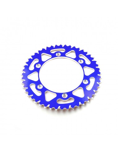 CORONA DE ALUMINIO ESJOT YAMAHA YZ/WR/YZF/WRF AZUL - 52 DIENTES