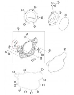 RETEN 12X30X7 BOMBA DE AGUA KTM - 0760123073