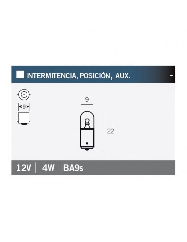 LAMPARA POSICION 12V 4W