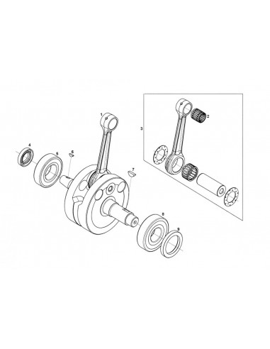 RETEN CIGUEÑAL IZQUIERDO GAS GAS 200/250/300 01-15 - 20X35X6/6.5