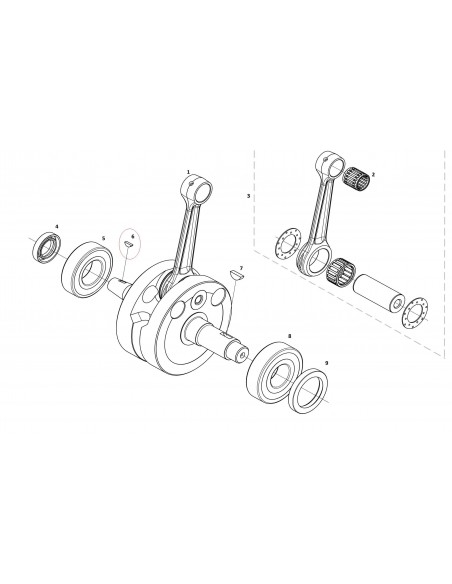 CHAVETA VOLANTE GAS GAS