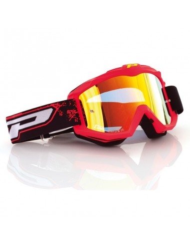 GAFA PROGRIP 3204 ROJO FLUOR - LENTE ESPEJO