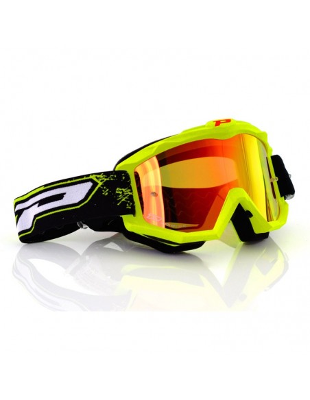 GAFA PROGRIP 3204 AMARILLO FLUOR - LENTE ESPEJO