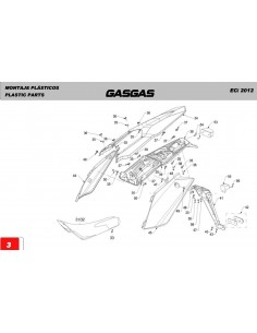 SOPORTE PORTAMATRICULAS ORIGINAL GAS GAS EC 12-17 SIN FOCO