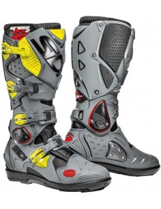 BOTAS SIDI CROSSFIRE 2 SRS NEGRA-GRIS-AMARILLO FLUOR