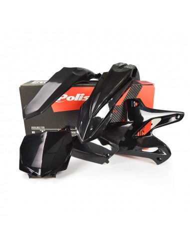 KIT PLASTICOS POLISPORT YAMAHA YZ 125/250 15-19 - COLOR NEGROS