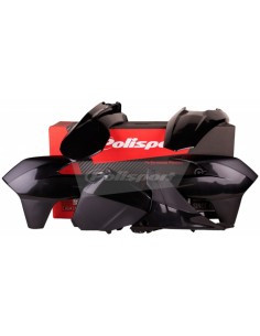 KIT PLASTICOS POLISPORT KTM EXC/EXC-F 14-16 NEGROS