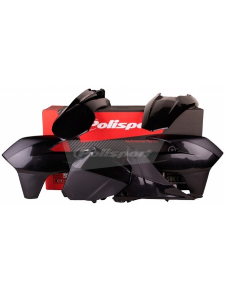 KIT PLASTICOS POLISPORT KTM EXC/EXC-F 14-16 NEGROS