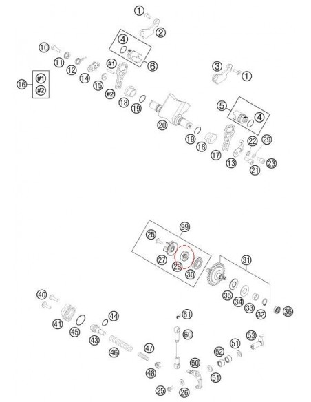 RETEN 8-24-7 BOMBA AGUA KTM 2T
