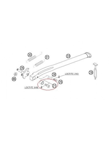 TORNILLO PATA LATERAL KTM EXC 02-07