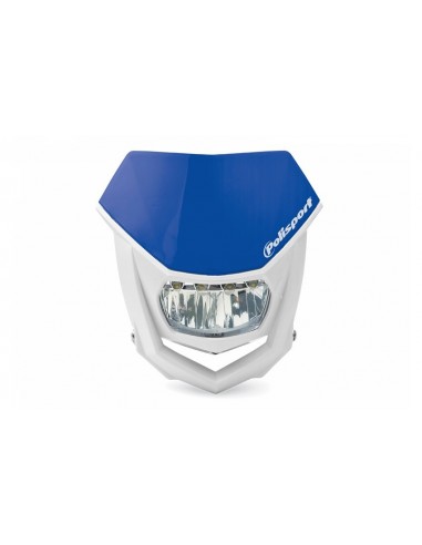 PORTAFARO POLISPORT HALO LED HOMOLOGADO AZUL