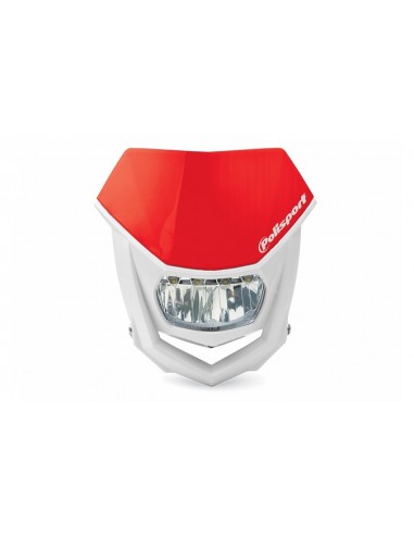 PORTAFARO POLISPORT HALO LED HOMOLOGADO ROJO