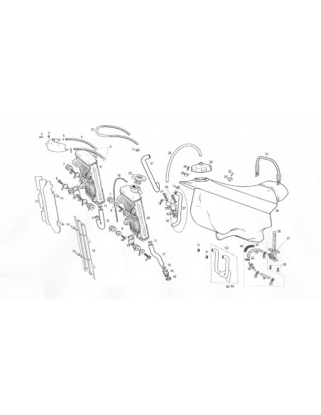 TUBO RADIADOR SUPERIOR IZQUIERDO GAS GAS EC 125/200/250/300