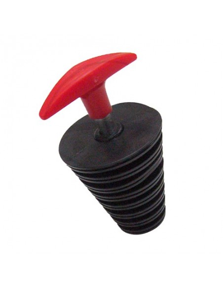 TAPON DE ESCAPE 4 TIEMPOS NEGRO-ROJO