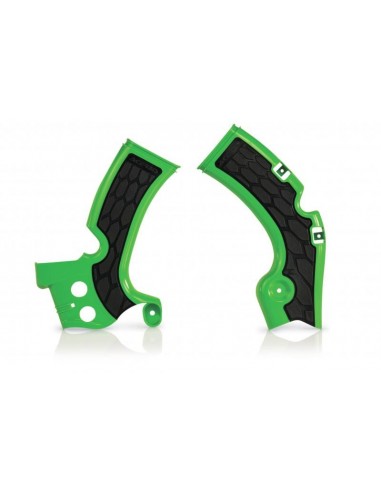 OUTLET PROTECTORES DE CHASIS ACERBIS X-GRIP KAWASAKI KX 450F 09-17 VERDES