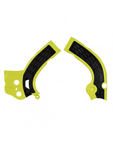 OUTLET PROTECTORES DE CHASIS ACERBIS X-GRIP SUZUKI RMZ 450 08-17 AMARILLO-NEGRO